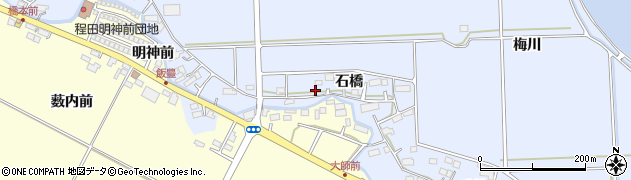 福島県相馬市新田石橋周辺の地図