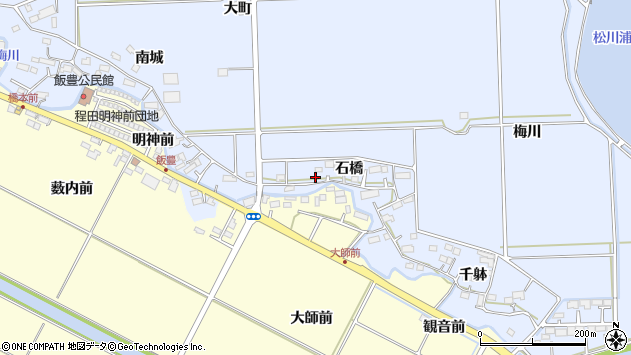 〒976-0033 福島県相馬市新田の地図