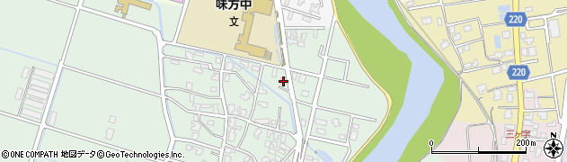 新潟県新潟市南区味方1181周辺の地図