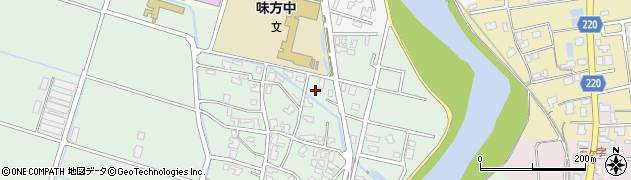 新潟県新潟市南区味方1186周辺の地図