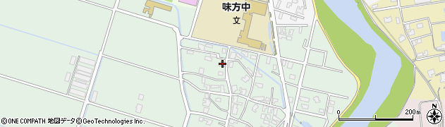 新潟県新潟市南区味方1041周辺の地図