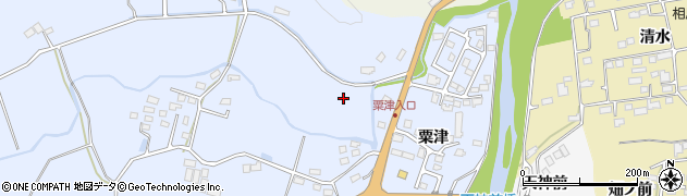 福島県相馬市粟津庭タリ前周辺の地図