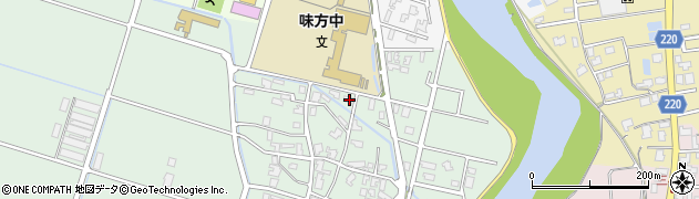 新潟県新潟市南区味方1197周辺の地図