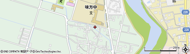 新潟県新潟市南区味方1198周辺の地図