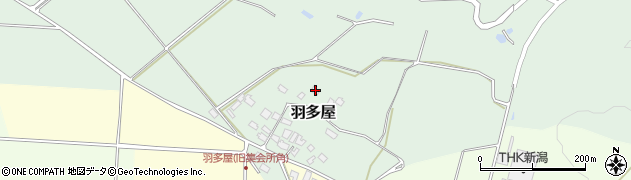 新潟県阿賀野市羽多屋204周辺の地図