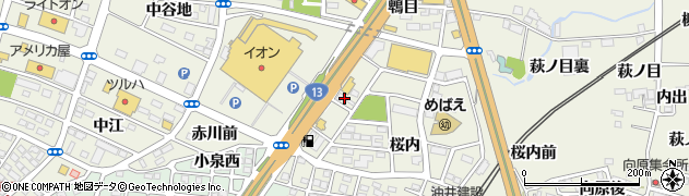 福島民間救急サービス周辺の地図