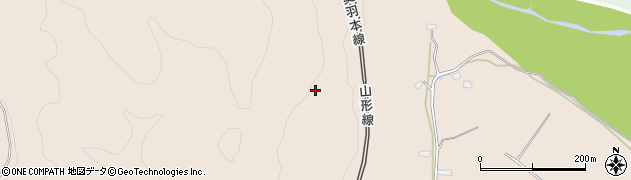 福島県福島市町庭坂（山ノ上）周辺の地図
