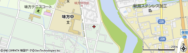 新潟県新潟市南区味方1163周辺の地図