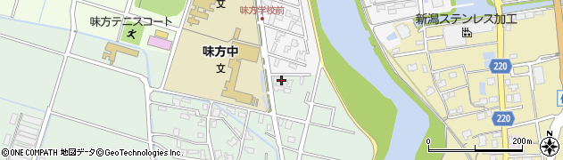 新潟県新潟市南区味方1165周辺の地図