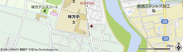 新潟県新潟市南区味方1166周辺の地図