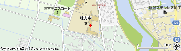 新潟県新潟市南区味方1199周辺の地図