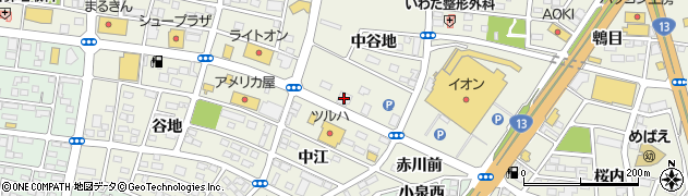 はま寿司福島南矢野目店周辺の地図