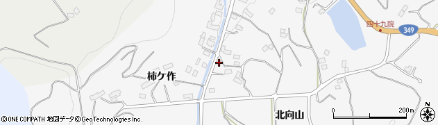福島県伊達市保原町柱田北向前3周辺の地図