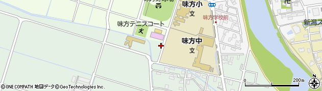 新潟県新潟市南区味方1222周辺の地図