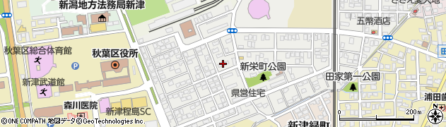 市営新津新栄町住宅２号棟周辺の地図