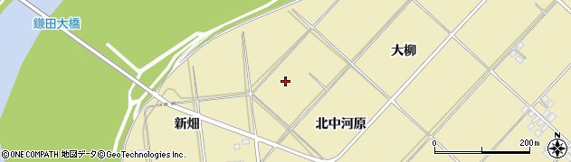 福島県福島市本内北中河原周辺の地図
