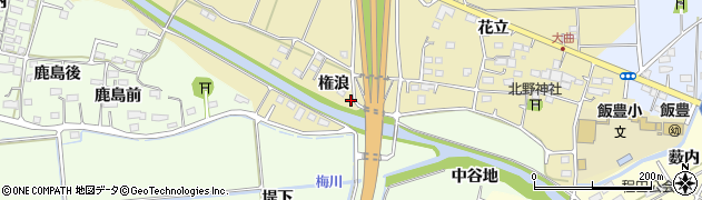福島県相馬市大曲（権浪）周辺の地図