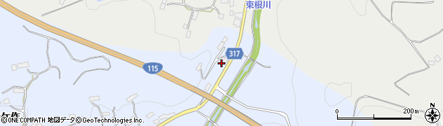 福島県伊達市保原町富沢（沼ノ上）周辺の地図