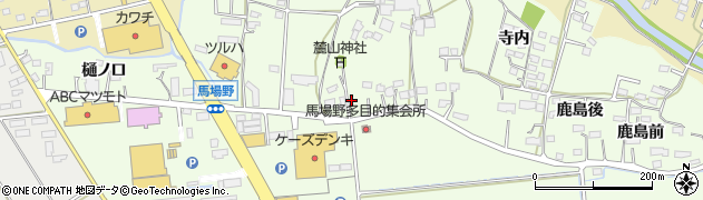 福島県相馬市馬場野（岩崎）周辺の地図