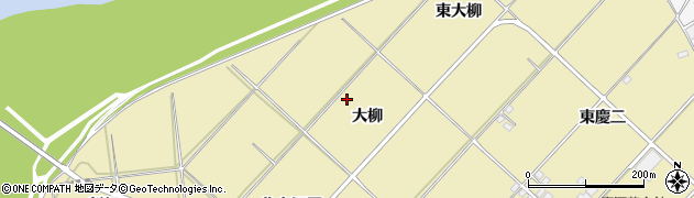 福島県福島市本内大柳周辺の地図