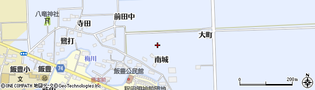 福島県相馬市新田（南城）周辺の地図