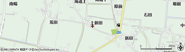 福島県福島市大笹生上新田周辺の地図