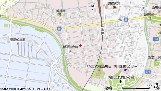 〒959-0432 新潟県新潟市西蒲区川崎の地図
