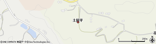 福島県伊達市霊山町中川土屋平周辺の地図