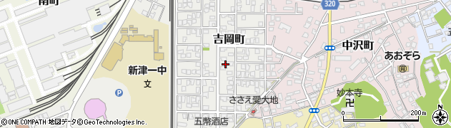 新潟県新潟市秋葉区吉岡町周辺の地図