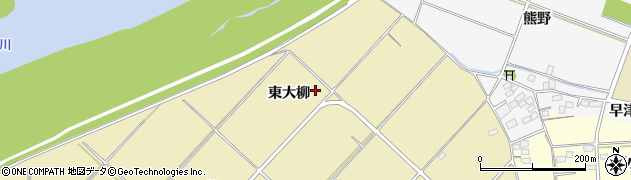 福島県福島市本内（東大柳）周辺の地図