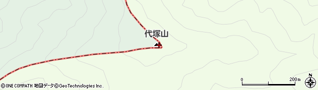 代塚山周辺の地図