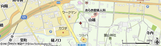 福島県相馬市馬場野山越246周辺の地図