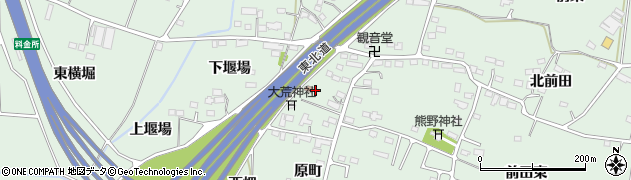 福島県福島市笹谷（橋本）周辺の地図