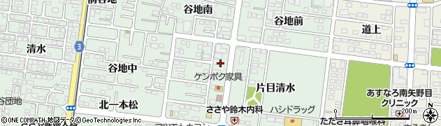 福島県福島市笹谷忽滑周辺の地図