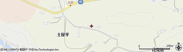 福島県伊達市霊山町中川（中山）周辺の地図