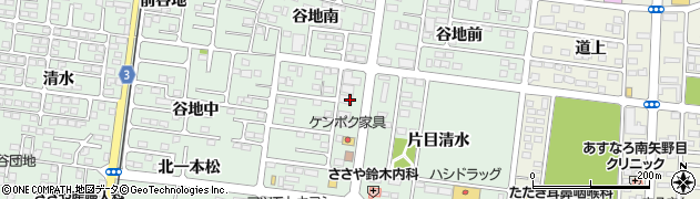 福島県福島市笹谷（忽滑）周辺の地図