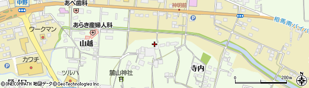 福島県相馬市馬場野（寺内）周辺の地図