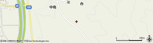 福島県伊達市霊山町中川寺上周辺の地図