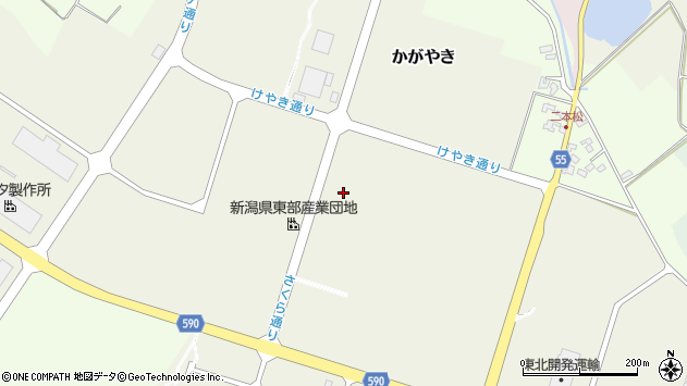 〒959-2206 新潟県阿賀野市かがやきの地図