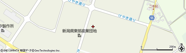 新潟県阿賀野市かがやき周辺の地図