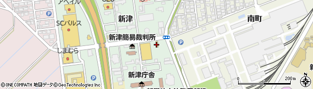 ファミリーマート新津山谷南店周辺の地図