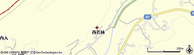福島県伊達市保原町高成田（西若林）周辺の地図