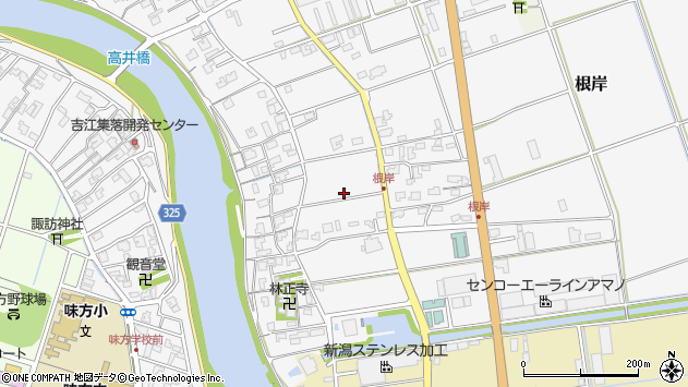 〒950-1234 新潟県新潟市南区根岸の地図