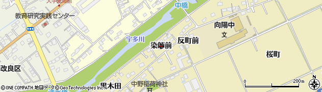 福島県相馬市中野（染師前）周辺の地図