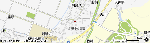 福島県福島市鎌田（沼前）周辺の地図