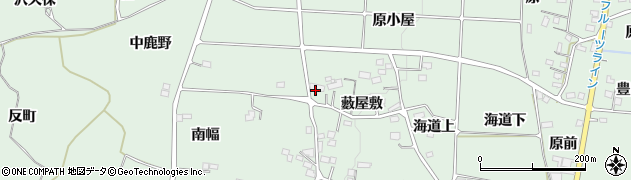 福島県福島市大笹生（藪屋敷）周辺の地図