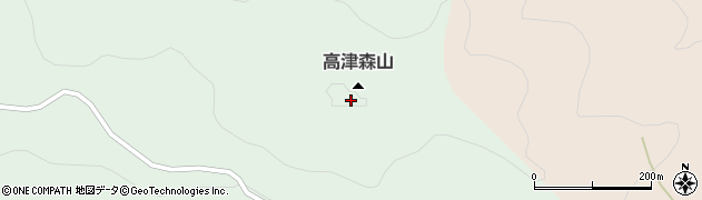 高津森山周辺の地図