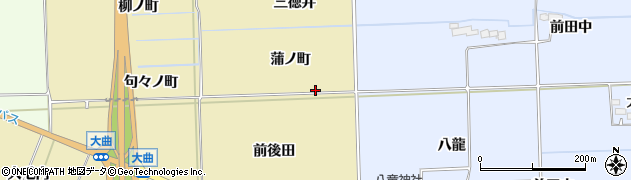 福島県相馬市大曲蒲ノ町周辺の地図