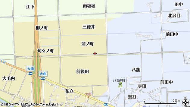 〒976-0032 福島県相馬市大曲の地図
