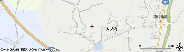 福島県伊達市保原町所沢（入ノ内）周辺の地図
